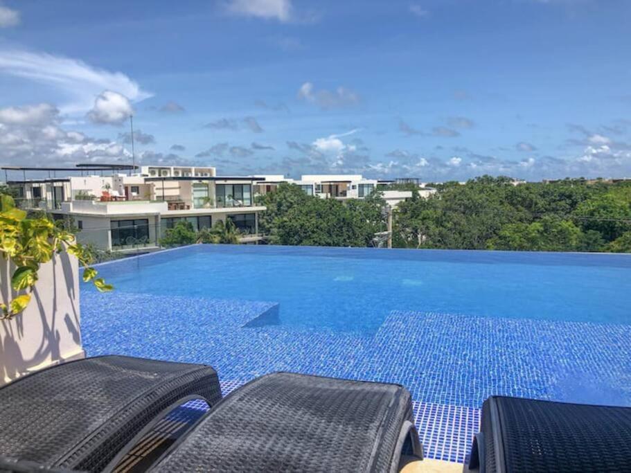 Suit Next To The Common Top Roof Exclusive Building Kingsize Bed 2 Super Pools, Gym, Grill Tulum Exterior foto