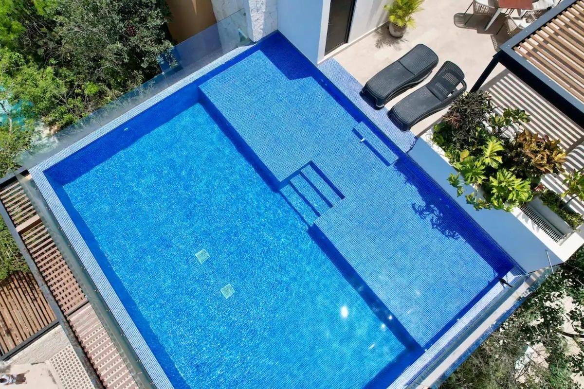Suit Next To The Common Top Roof Exclusive Building Kingsize Bed 2 Super Pools, Gym, Grill Tulum Exterior foto